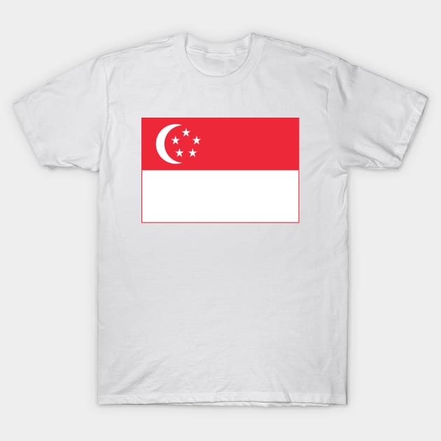 Flag of Singapore T-Shirt by COUNTRY FLAGS